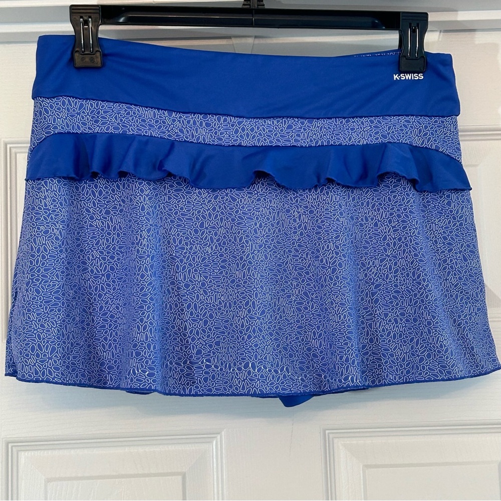 K-Swiss Women's Blue & White Skort Size L - Picture 8 of 8